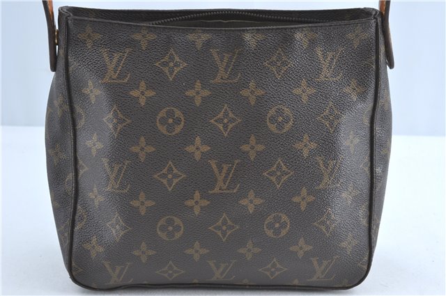 Authentic Louis Vuitton Monogram Looping MM Shoulder Bag M51146 LV Junk 2359B