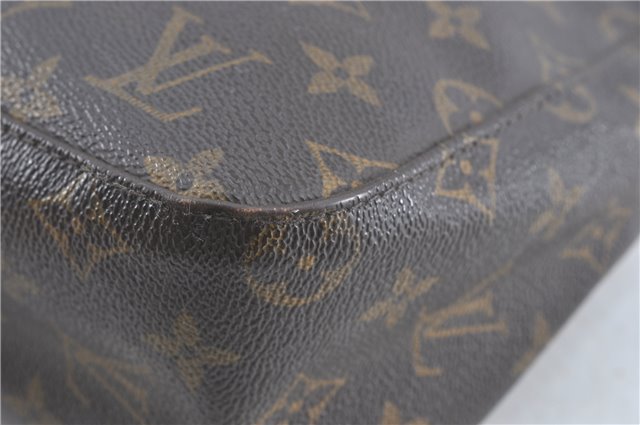 Authentic Louis Vuitton Monogram Looping MM Shoulder Bag M51146 LV Junk 2359B