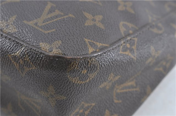 Authentic Louis Vuitton Monogram Looping MM Shoulder Bag M51146 LV Junk 2359B
