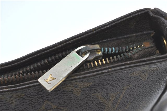 Authentic Louis Vuitton Monogram Looping MM Shoulder Bag M51146 LV Junk 2359B