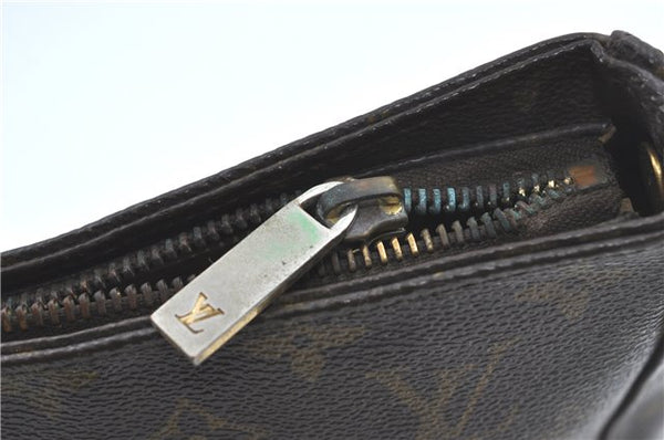 Authentic Louis Vuitton Monogram Looping MM Shoulder Bag M51146 LV Junk 2359B