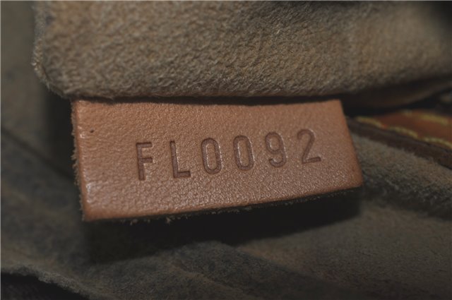 Authentic Louis Vuitton Monogram Looping MM Shoulder Bag M51146 LV Junk 2359B