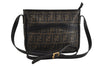 Authentic FENDI Zucca Shoulder Cross Body Bag Purse PVC Leather Brown 2359I