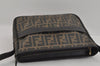 Authentic FENDI Zucca Shoulder Cross Body Bag Purse PVC Leather Brown 2359I