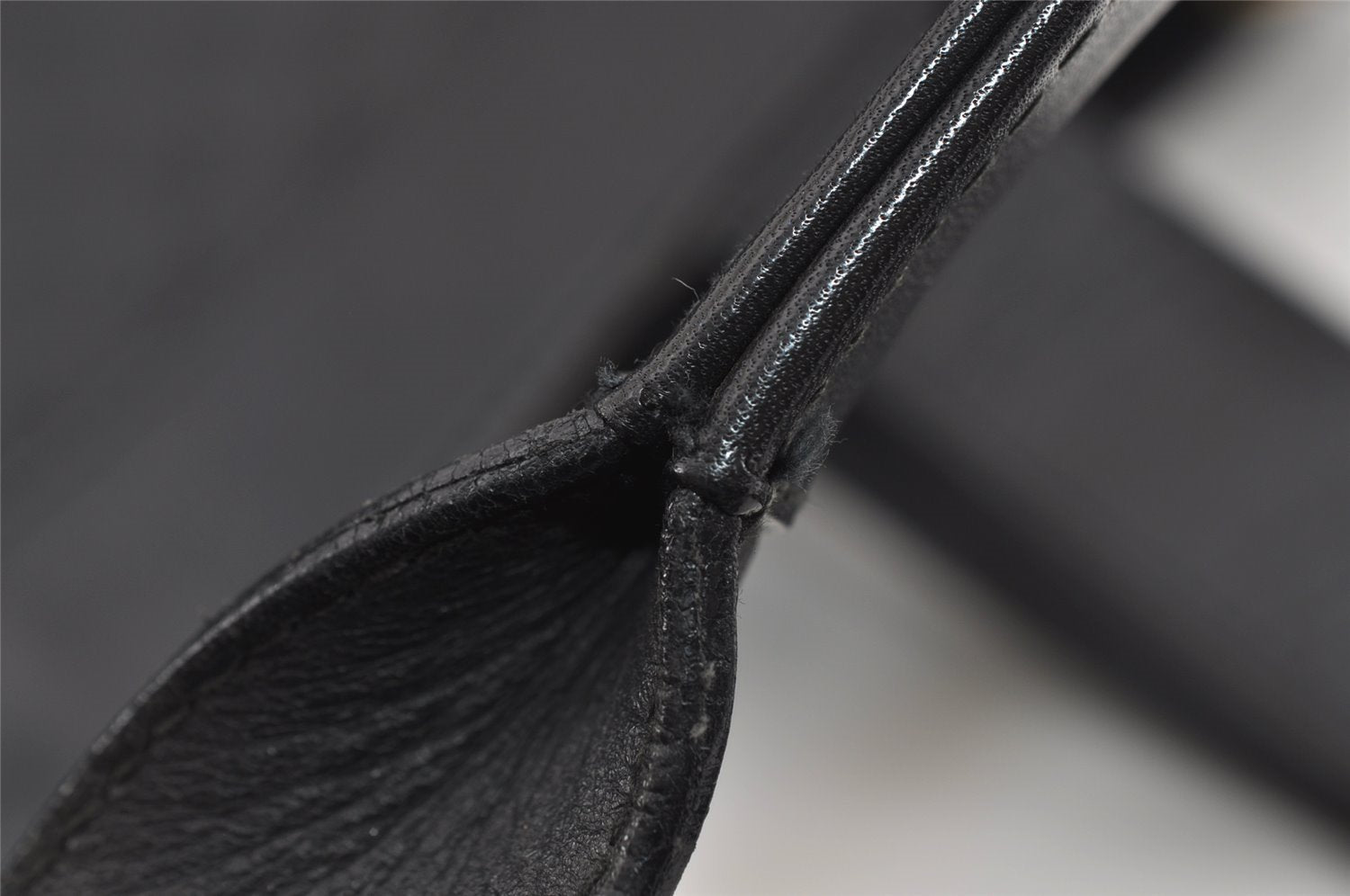 Authentic GUCCI Vintage Micro GG PVC Leather Shoulder Tote Bag Black 2360I