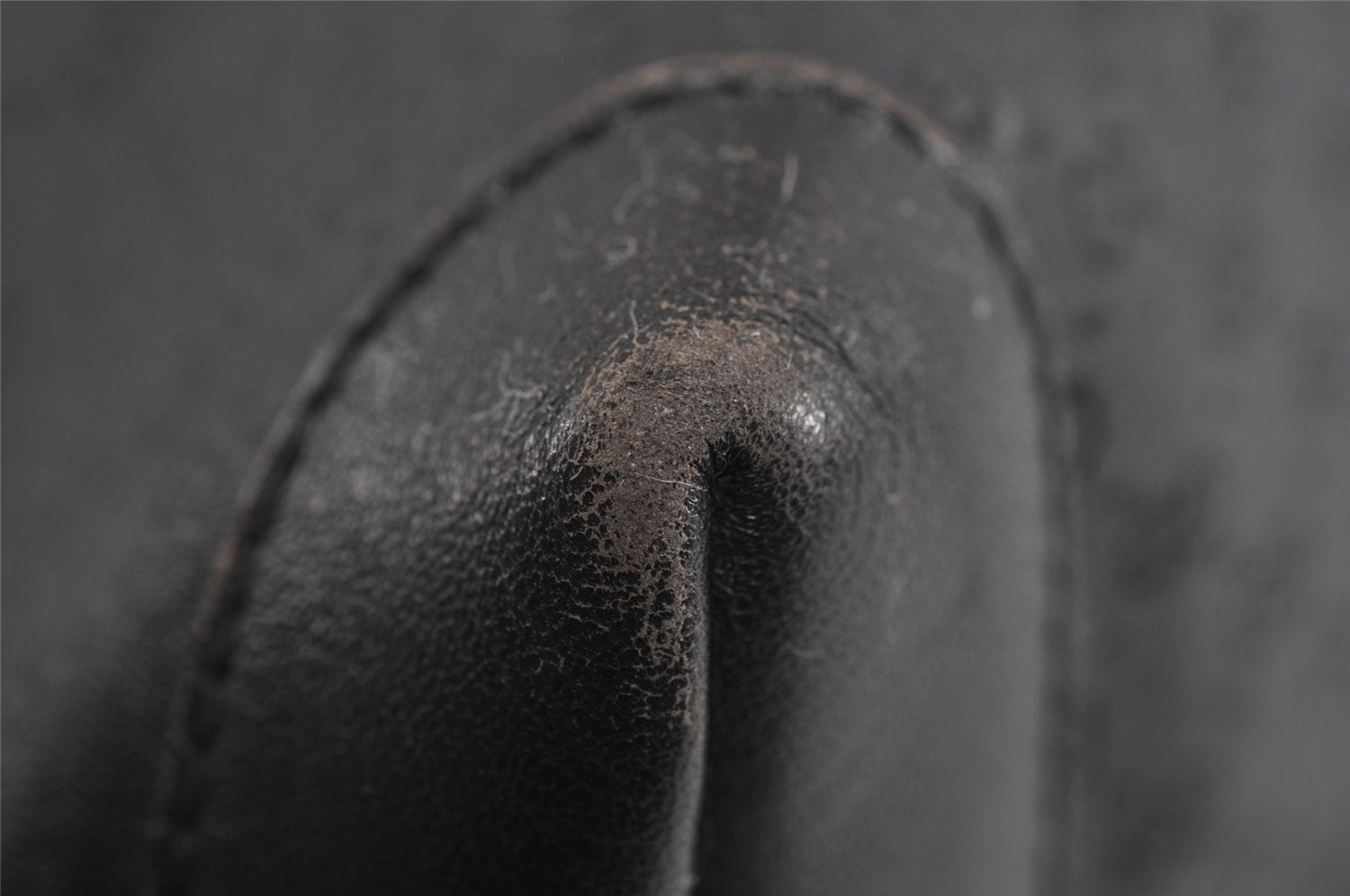 Authentic GUCCI Vintage Micro GG PVC Leather Shoulder Tote Bag Black 2360I