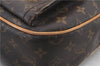 Auth Louis Vuitton Monogram Hudson GM Shoulder Cross Bag M40045 LV Junk 2361D