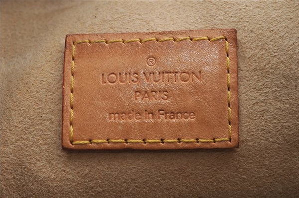 Auth Louis Vuitton Monogram Hudson GM Shoulder Cross Bag M40045 LV Junk 2361D