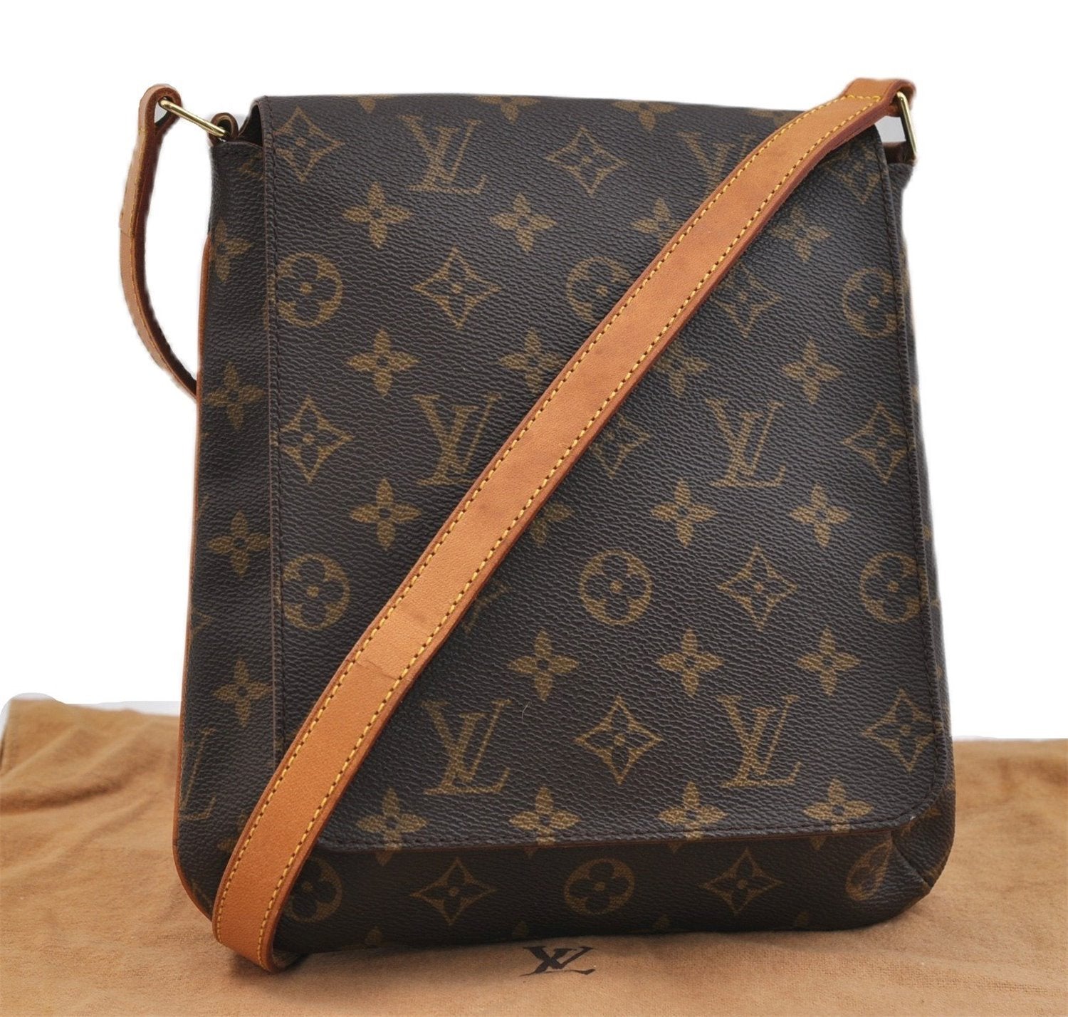 Authentic Louis Vuitton Monogram Musette Salsa Shoulder Bag LV 2361F