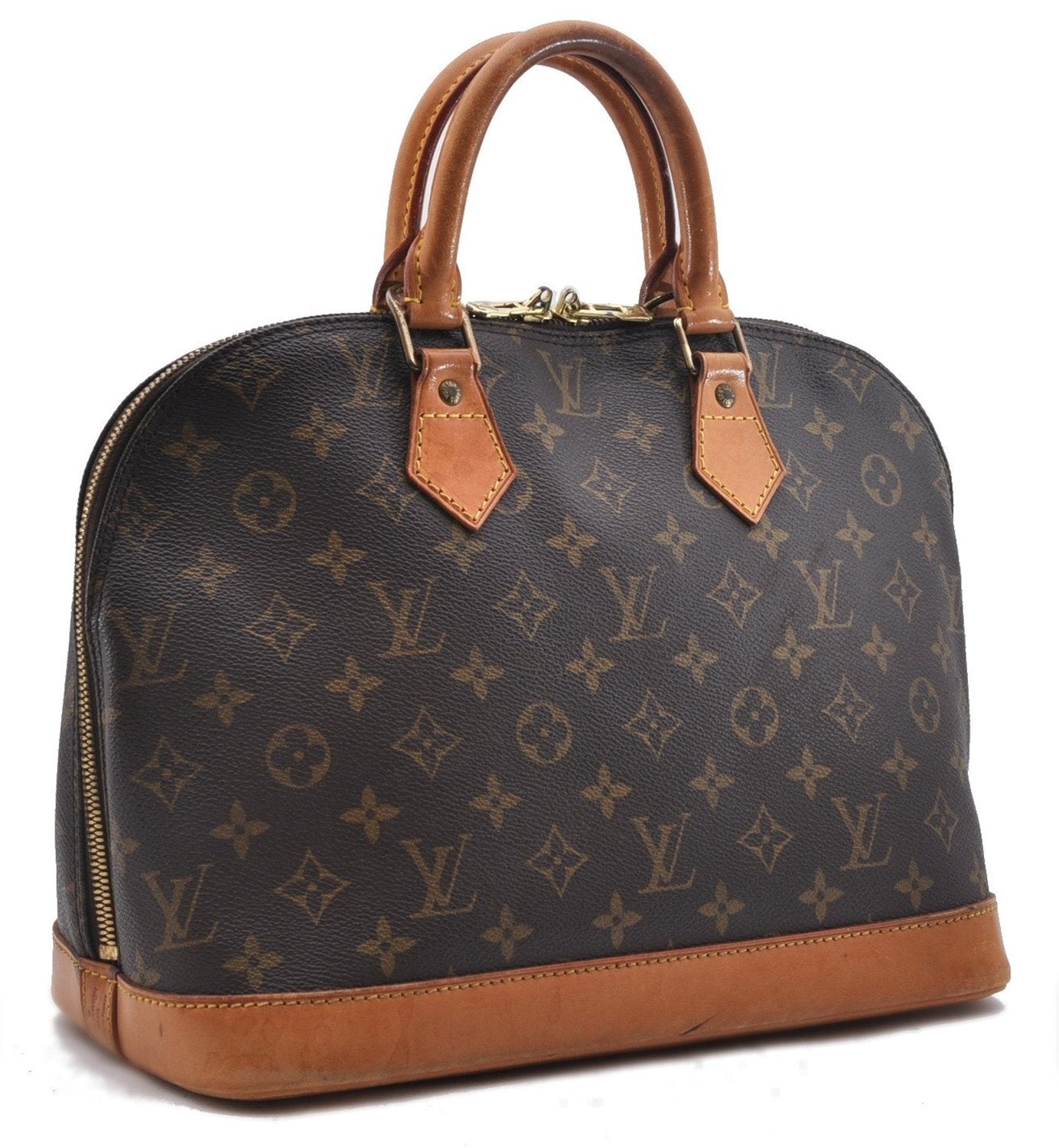 Authentic Louis Vuitton Monogram Alma Hand Bag M51130 LV 2363D