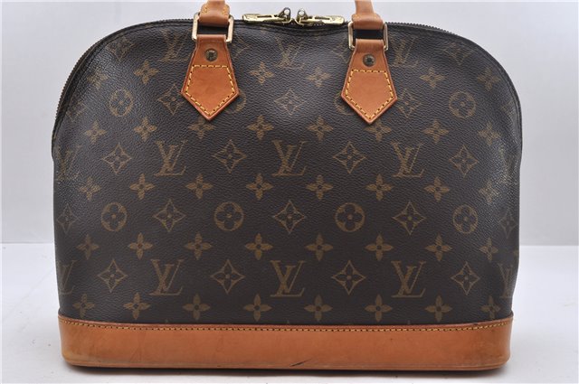 Authentic Louis Vuitton Monogram Alma Hand Bag M51130 LV 2363D