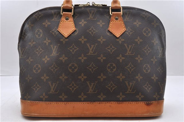 Authentic Louis Vuitton Monogram Alma Hand Bag M51130 LV 2363D