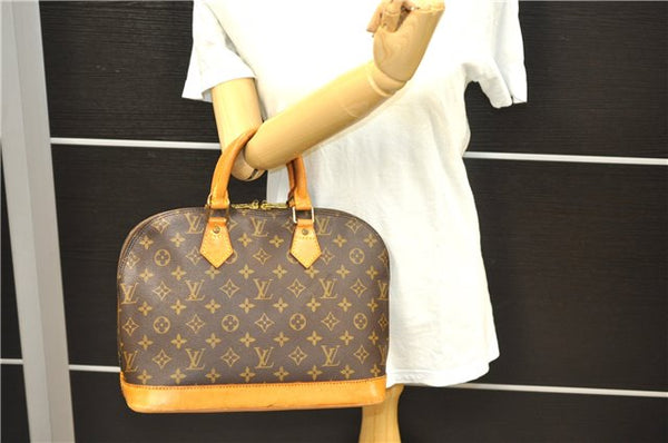 Authentic Louis Vuitton Monogram Alma Hand Bag M51130 LV 2363D