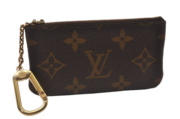 Authentic Louis Vuitton Monogram Pochette Cles Coin Purse Case M62650 Junk 2363I