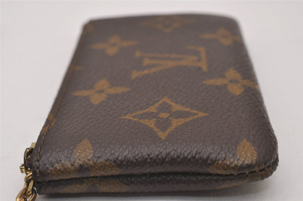 Authentic Louis Vuitton Monogram Pochette Cles Coin Purse Case M62650 Junk 2363I