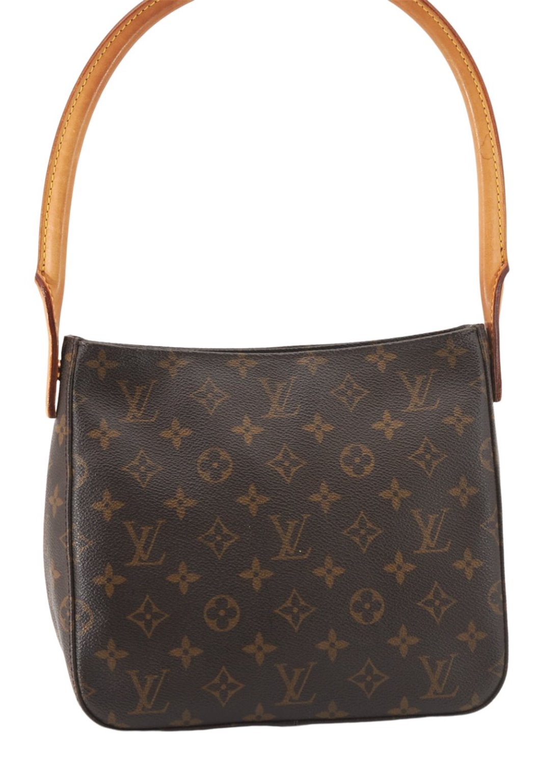 Authentic Louis Vuitton Monogram Looping MM Shoulder Bag M51146 LV 2364F