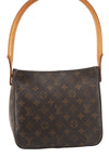 Authentic Louis Vuitton Monogram Looping MM Shoulder Bag M51146 LV 2364F