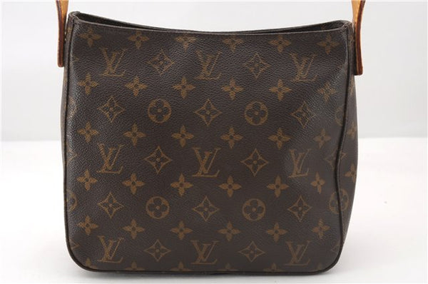 Authentic Louis Vuitton Monogram Looping MM Shoulder Bag M51146 LV 2364F