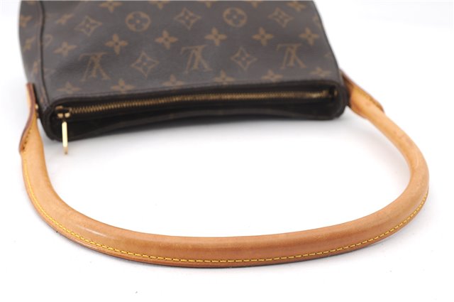 Authentic Louis Vuitton Monogram Looping MM Shoulder Bag M51146 LV 2364F