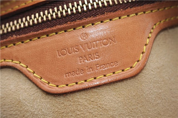 Authentic Louis Vuitton Monogram Looping MM Shoulder Bag M51146 LV 2364F