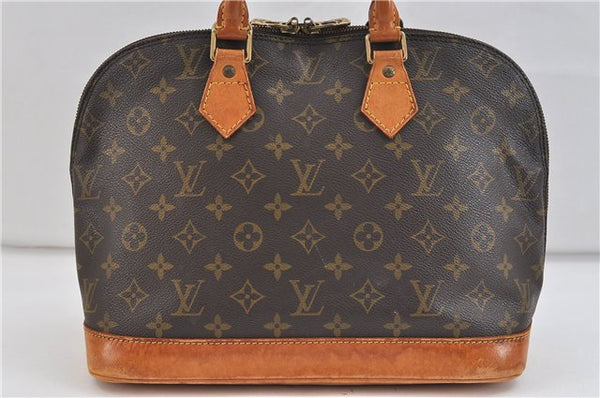 Authentic Louis Vuitton Monogram Alma Hand Bag M51130 LV 2368D