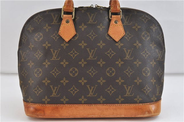 Authentic Louis Vuitton Monogram Alma Hand Bag M51130 LV 2368D