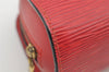 Authentic Louis Vuitton Epi Dauphine Cosmetic Pouch Red M48447 LV 2368I