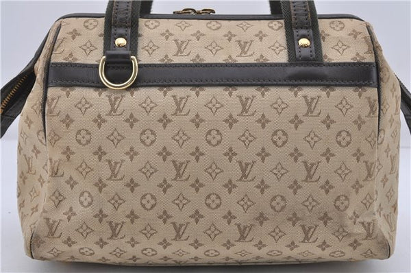 Auth Louis Vuitton Monogram Mini Josephine PM Hand Bag M92215 Khaki Beige 2369D