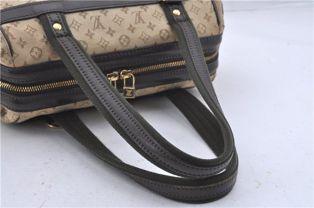 Auth Louis Vuitton Monogram Mini Josephine PM Hand Bag M92215 Khaki Beige 2369D