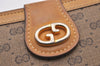 Authentic GUCCI Vintage Micro GG PVC Leather Long Wallet Purse Brown 2369I