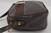 Authentic Salvatore Ferragamo Vara Shoulder Cross Body Bag Leather Brown 2372I