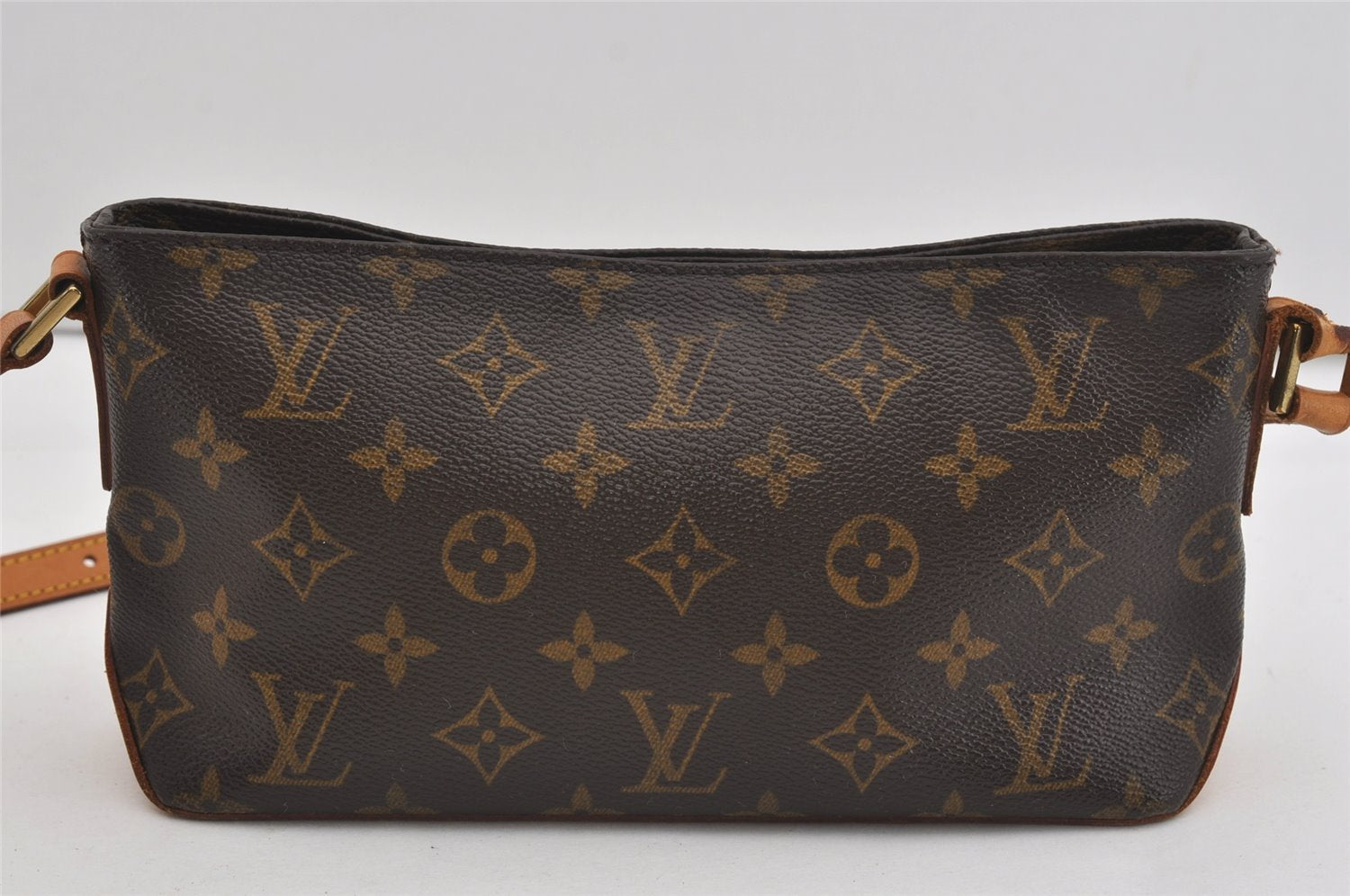 Authentic Louis Vuitton Monogram Trotteur Shoulder Cross Bag M51240 LV 2373I