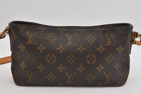 Authentic Louis Vuitton Monogram Trotteur Shoulder Cross Bag M51240 LV 2373I