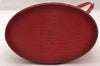 Authentic Louis Vuitton Epi Cluny Shoulder Bag Purse Red M52257 LV 2374I