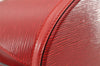 Authentic Louis Vuitton Epi Cluny Shoulder Bag Purse Red M52257 LV 2374I