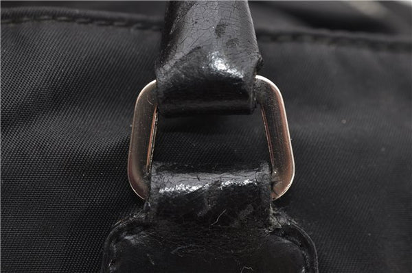Authentic PRADA Nylon Leather Shoulder Tote Bag Black 2375D