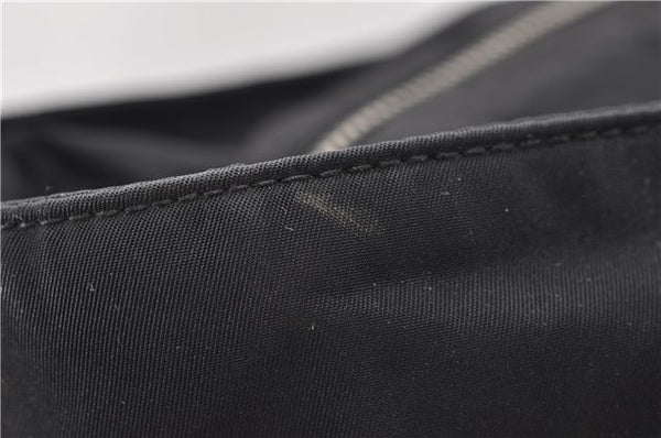 Authentic PRADA Nylon Leather Shoulder Tote Bag Black 2375D