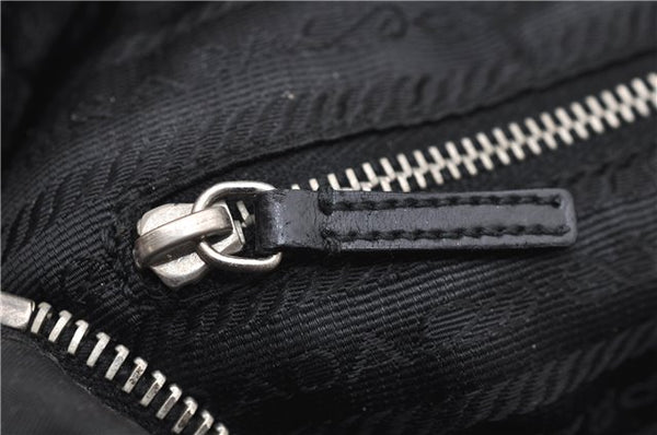Authentic PRADA Nylon Leather Shoulder Tote Bag Black 2375D