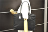Authentic PRADA Nylon Leather Shoulder Tote Bag Black 2375D