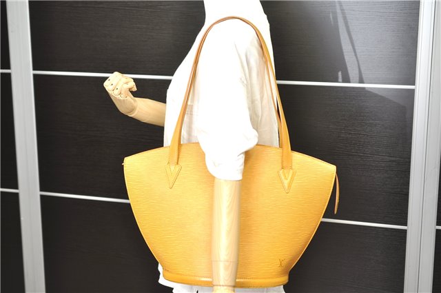 Auth Louis Vuitton Epi Saint Jacques Shopping Shoulder Bag M52269 Yellow 2377D