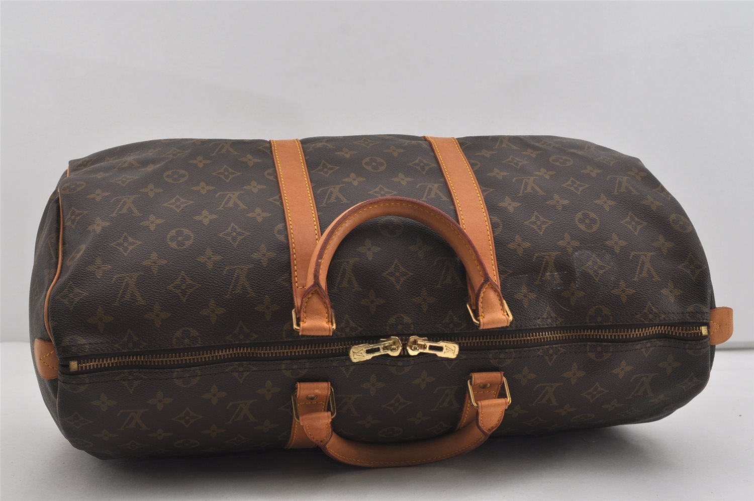Authentic Louis Vuitton Monogram Keepall 50 Travel Boston Bag M41426 LV 2378I