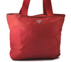 Authentic PRADA Nylon Leather Shoulder Tote Bag Red 2379D