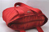 Authentic PRADA Nylon Leather Shoulder Tote Bag Red 2379D