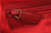 Authentic PRADA Nylon Leather Shoulder Tote Bag Red 2379D