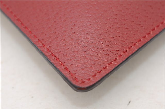 Authentic GUCCI Tian Clutch Hand Bag Purse GG PVC Leather 424900 Brown Red 2379F