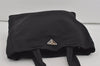 Authentic PRADA Vintage Nylon Tessuto Leather Shoulder Hand Bag Black 2379I