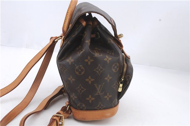 Authentic Louis Vuitton Monogram Montsouris PM Backpack M51137 LV 2381D