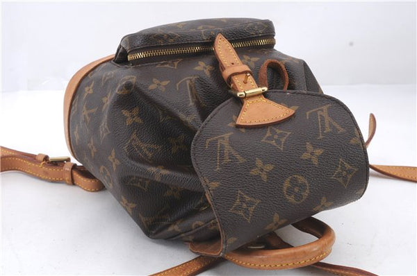 Authentic Louis Vuitton Monogram Montsouris PM Backpack M51137 LV 2381D