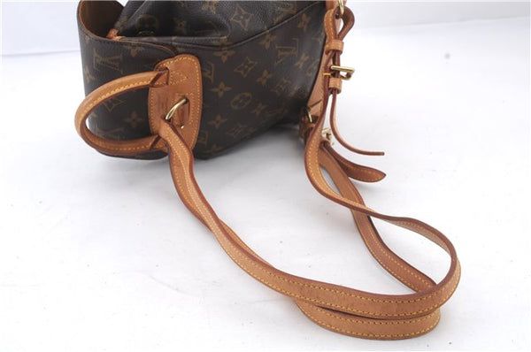 Authentic Louis Vuitton Monogram Montsouris PM Backpack M51137 LV 2381D