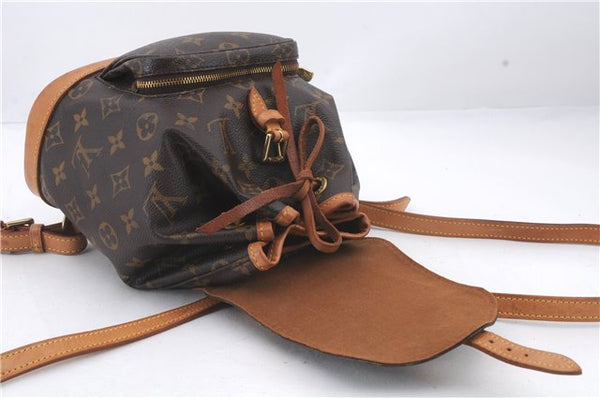 Authentic Louis Vuitton Monogram Montsouris PM Backpack M51137 LV 2381D